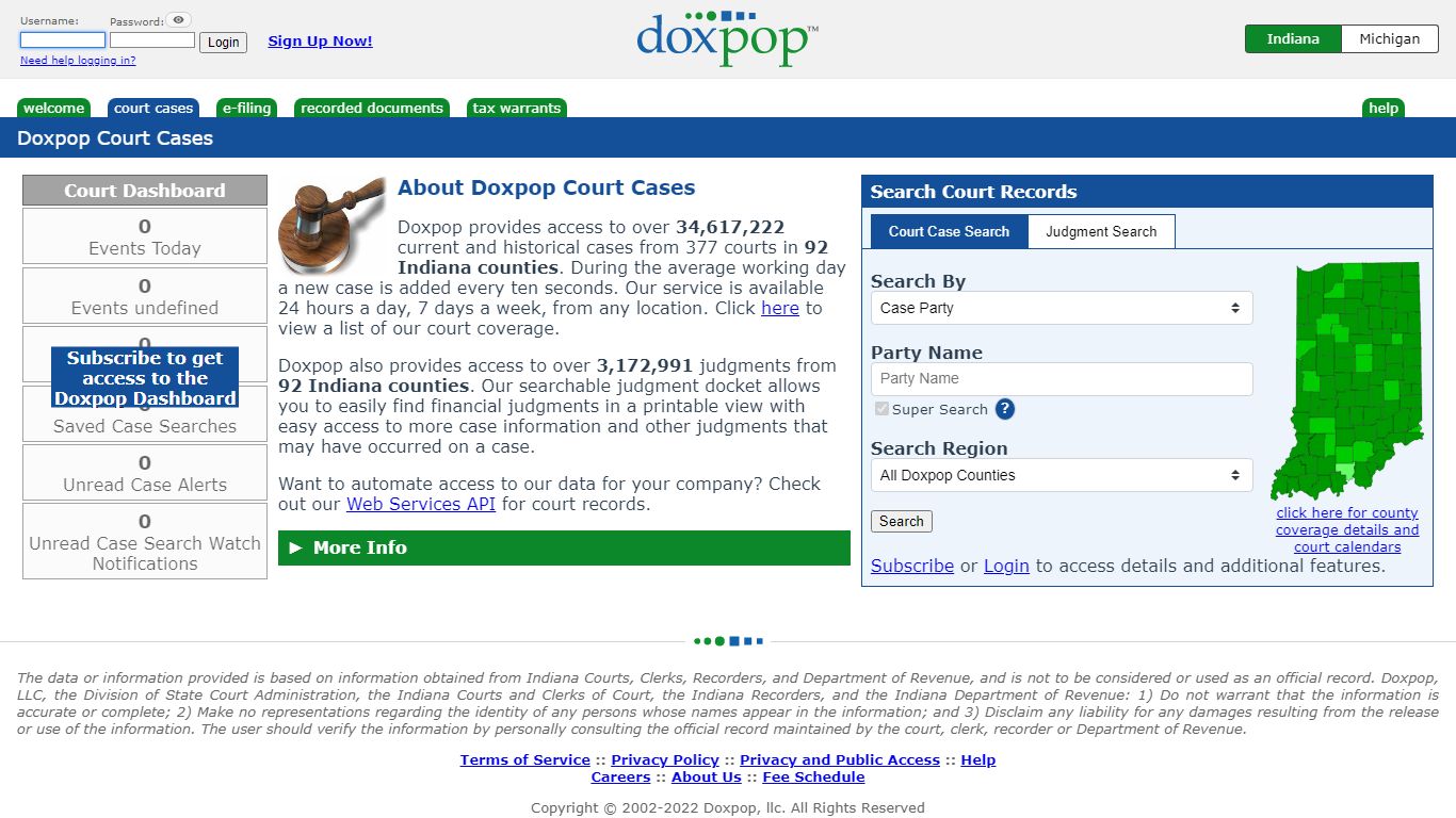 Court Cases - Doxpop
